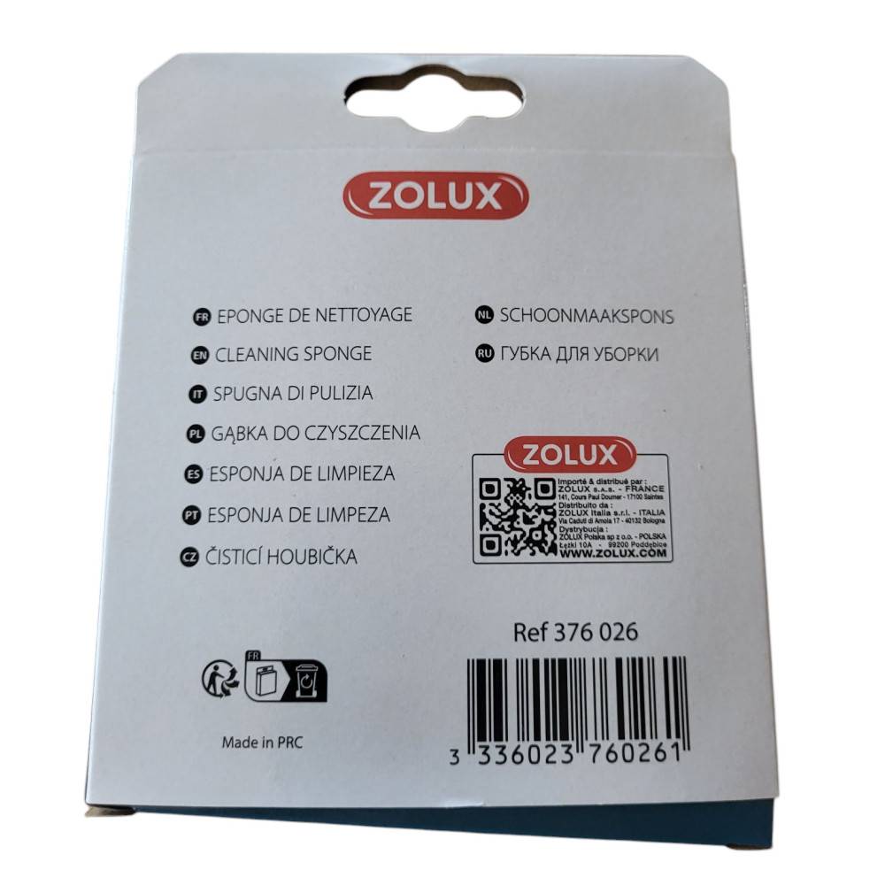 Zolux - Eponge de nettoyage Basic pour aquarium couleur blanche - Image 3