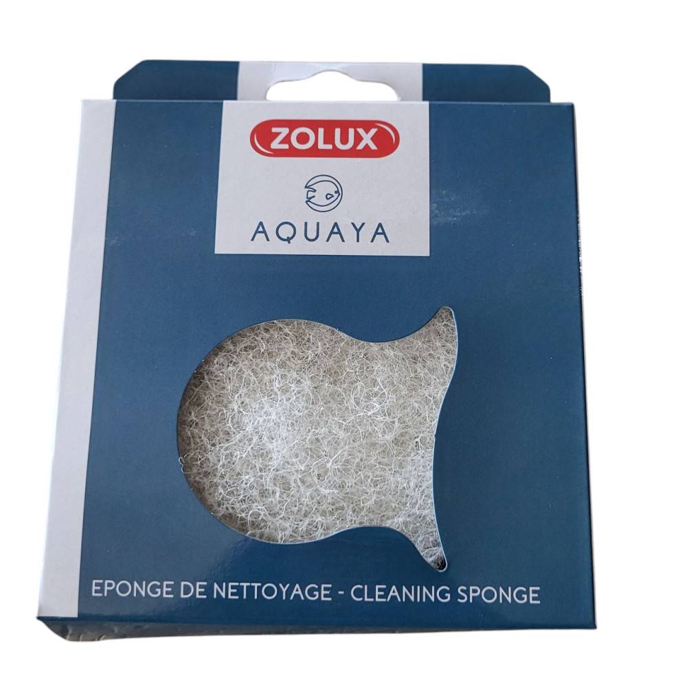 Zolux - Eponge de nettoyage Basic pour aquarium couleur blanche