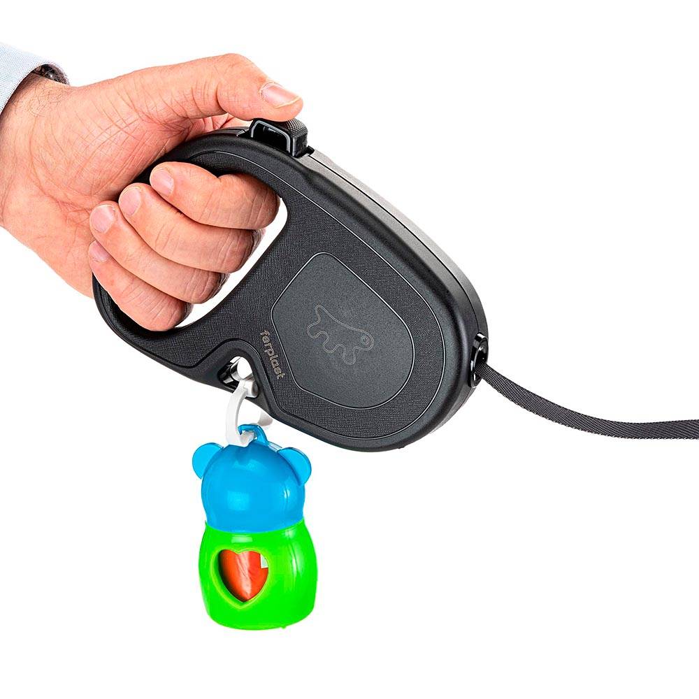 Ferplast - Ferplast Laisse Chien Enrouleur FLIPPY ONE, Laisse pour Grands Chiens jusqu'à 50 Kg. Sangle Extensible max 5 m. Bouton de verrouillage et de - Imagen 3
