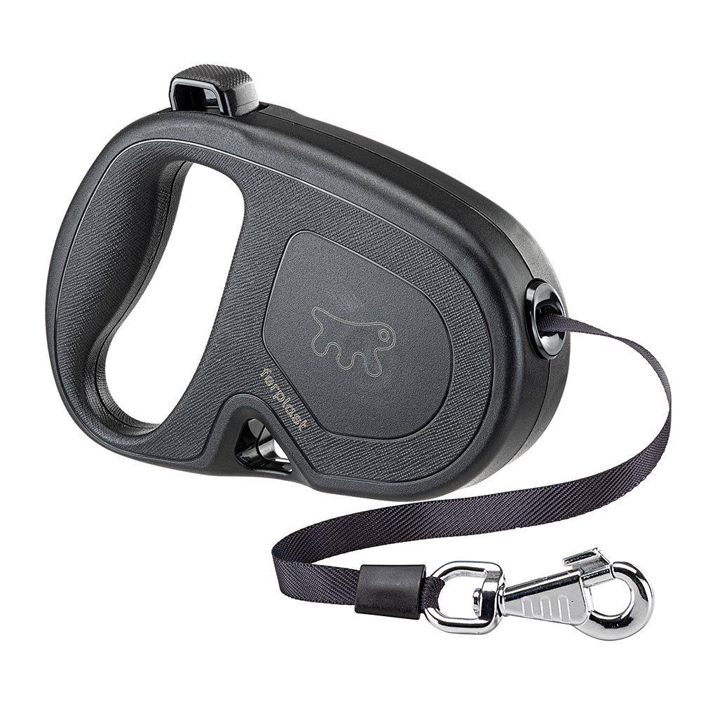 Ferplast - Ferplast Laisse Chien Enrouleur FLIPPY ONE, Laisse pour Grands Chiens jusqu'à 50 Kg. Sangle Extensible max 5 m. Bouton de verrouillage et de - Imagen 1