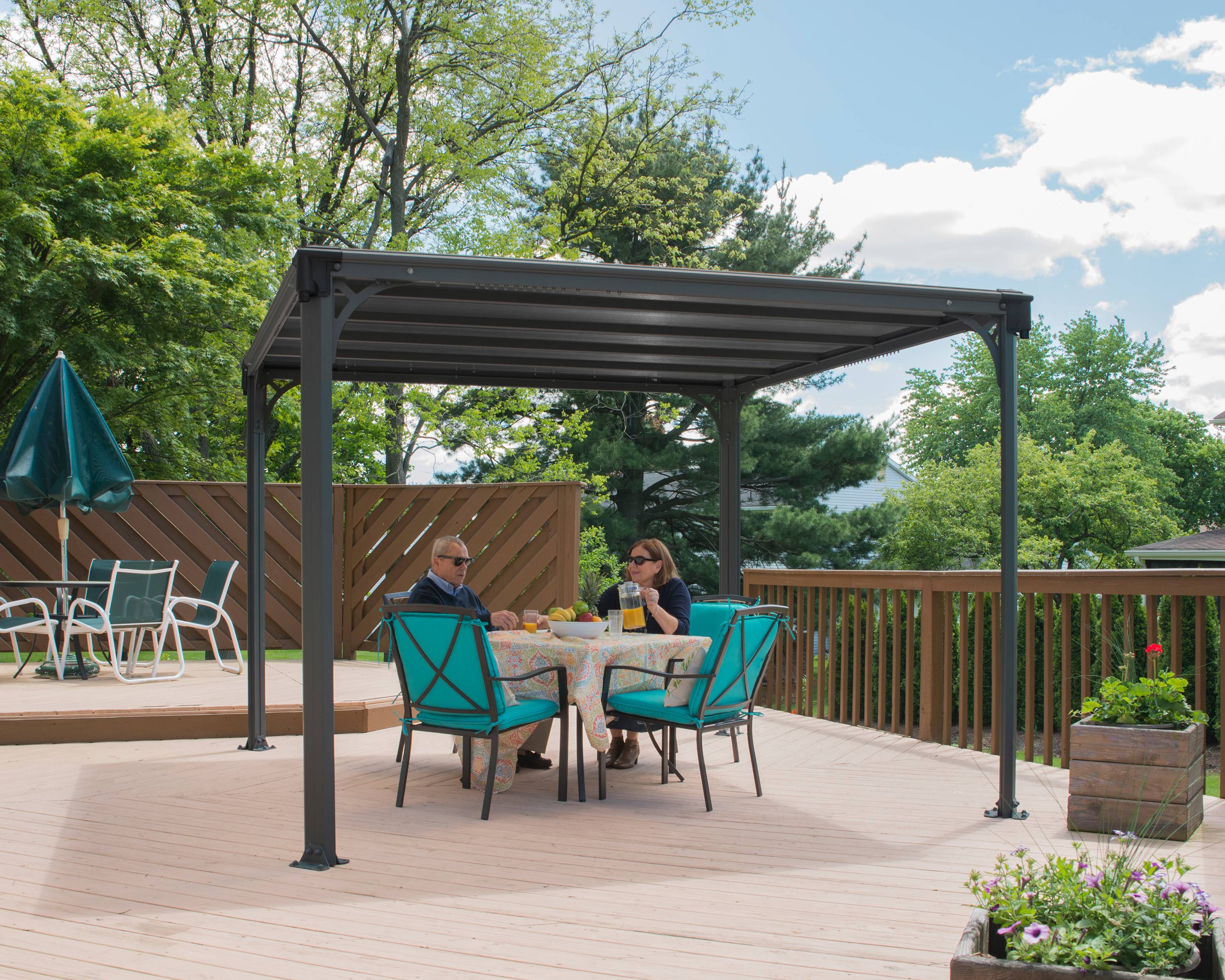 Canopia by Palram - Canopia Tonnelle de jardin Milano 3X3 Grise - Image 3