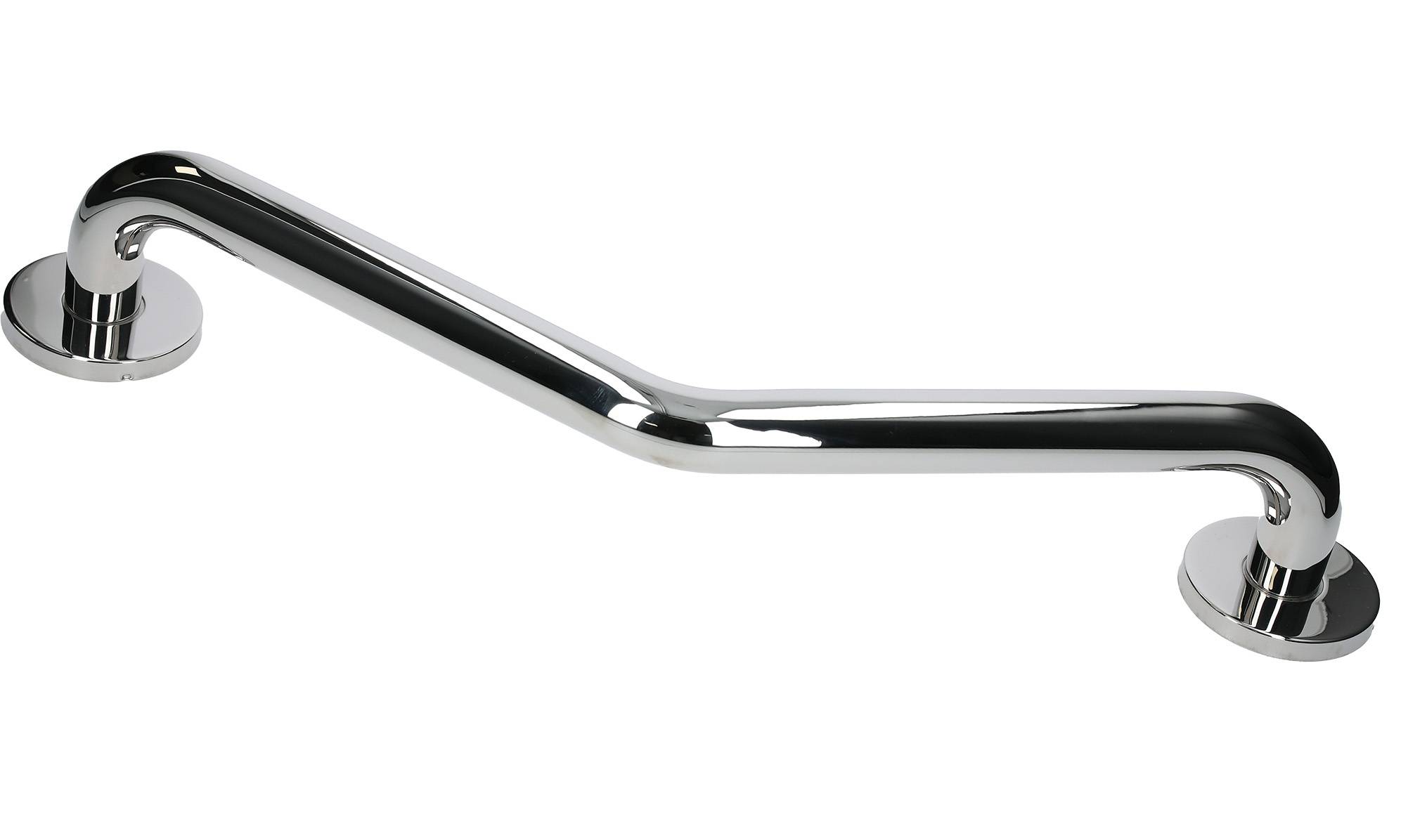 Barre de relèvement coudée 135° D 83 265x265mm chromée - GARIS - B-INOX-BR51 - Image 1