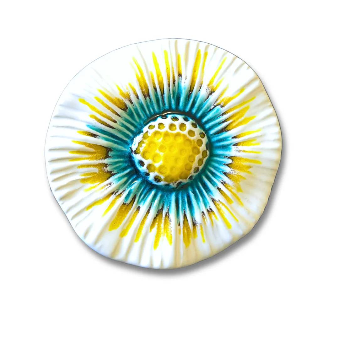 Fleur en céramique Uniflora — 001 · Bleu clair