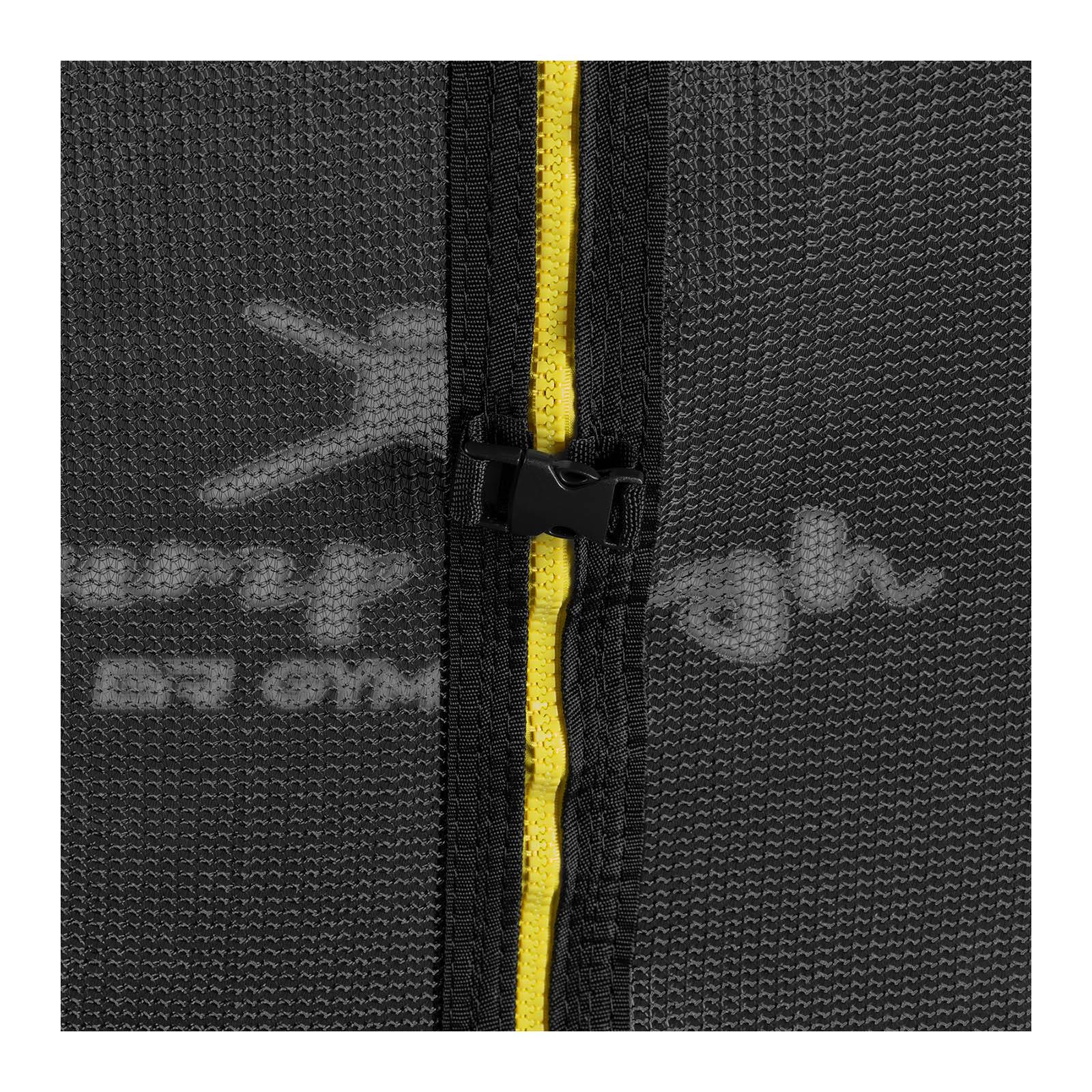Helloshop26 - Trampoline de jardin - diamètre 305 x 180 cm - 100 kg - filet de sécurité - noir/gris - Imagen 4