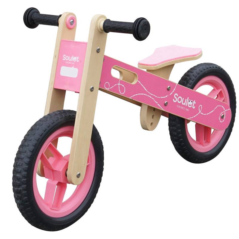 Soulet - Draisienne en bois pour enfant - Coloris rose - Imagen 3