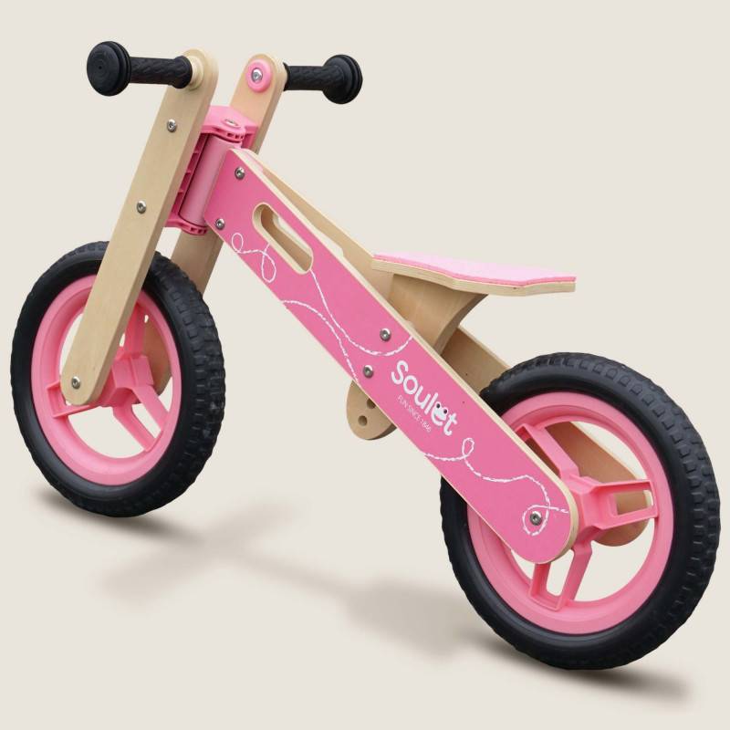 Soulet - Draisienne en bois pour enfant - Coloris rose - Imagen 9