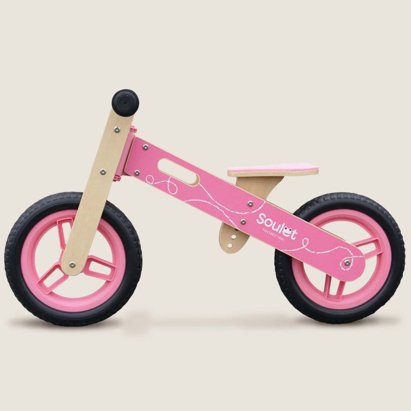 Soulet - Draisienne en bois pour enfant - Coloris rose - Imagen 8