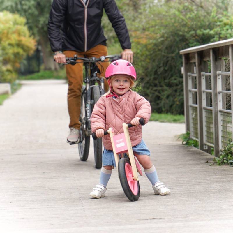 Soulet - Draisienne en bois pour enfant - Coloris rose - Imagen 4