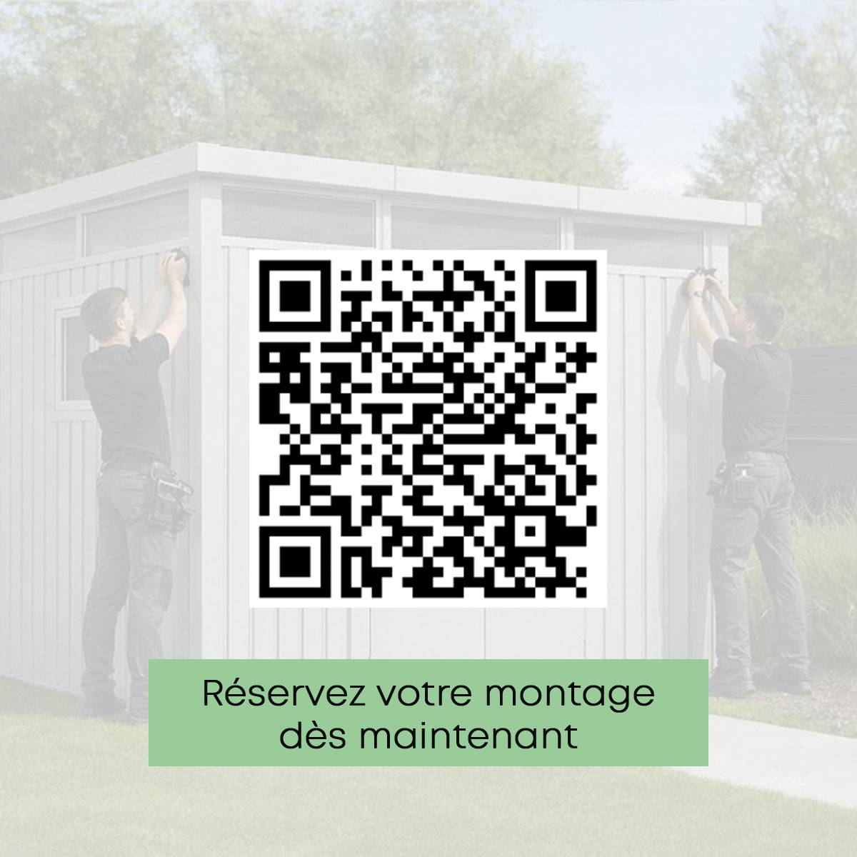 Trigano - Abri Métal 108WGY - S.H. T. 7,18 m² - H. 212cm - Marron bois Trigano - Imagen 5