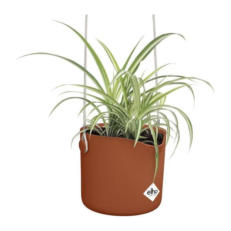 Elho - Pot De Fleurs Rond Vibia - Plastique Réservoir - ø35 - Jaune Miel - Imagen 3
