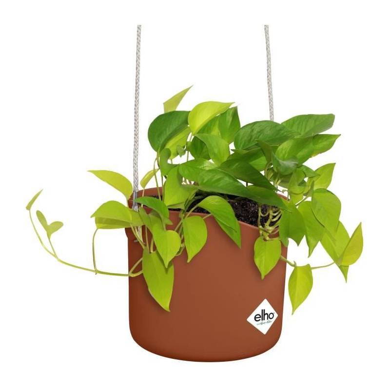 Elho - Pot De Fleurs Rond Vibia - Plastique Réservoir - ø35 - Jaune Miel - Imagen 2