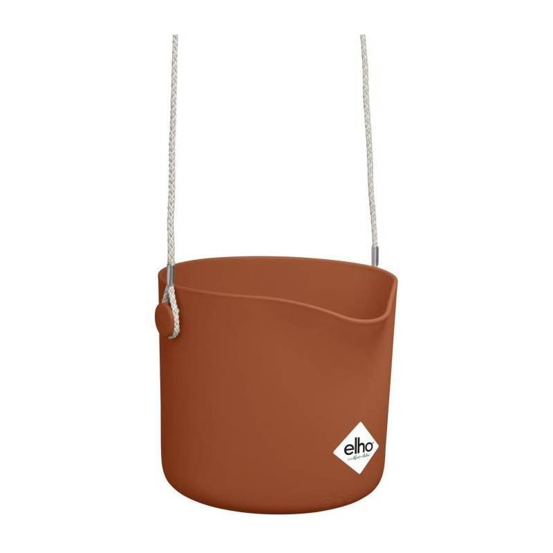Elho - Pot De Fleurs Rond Vibia - Plastique Réservoir - ø35 - Jaune Miel - Imagen 1