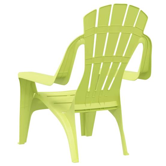 Lot de 2 Chaises de jardin pour enfants - Chaises d'extérieur - Fauteuils de jardin vert 37x34x44 cm PP - Image 6