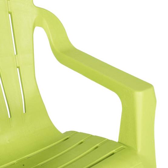 Lot de 2 Chaises de jardin pour enfants - Chaises d'extérieur - Fauteuils de jardin vert 37x34x44 cm PP - Image 7