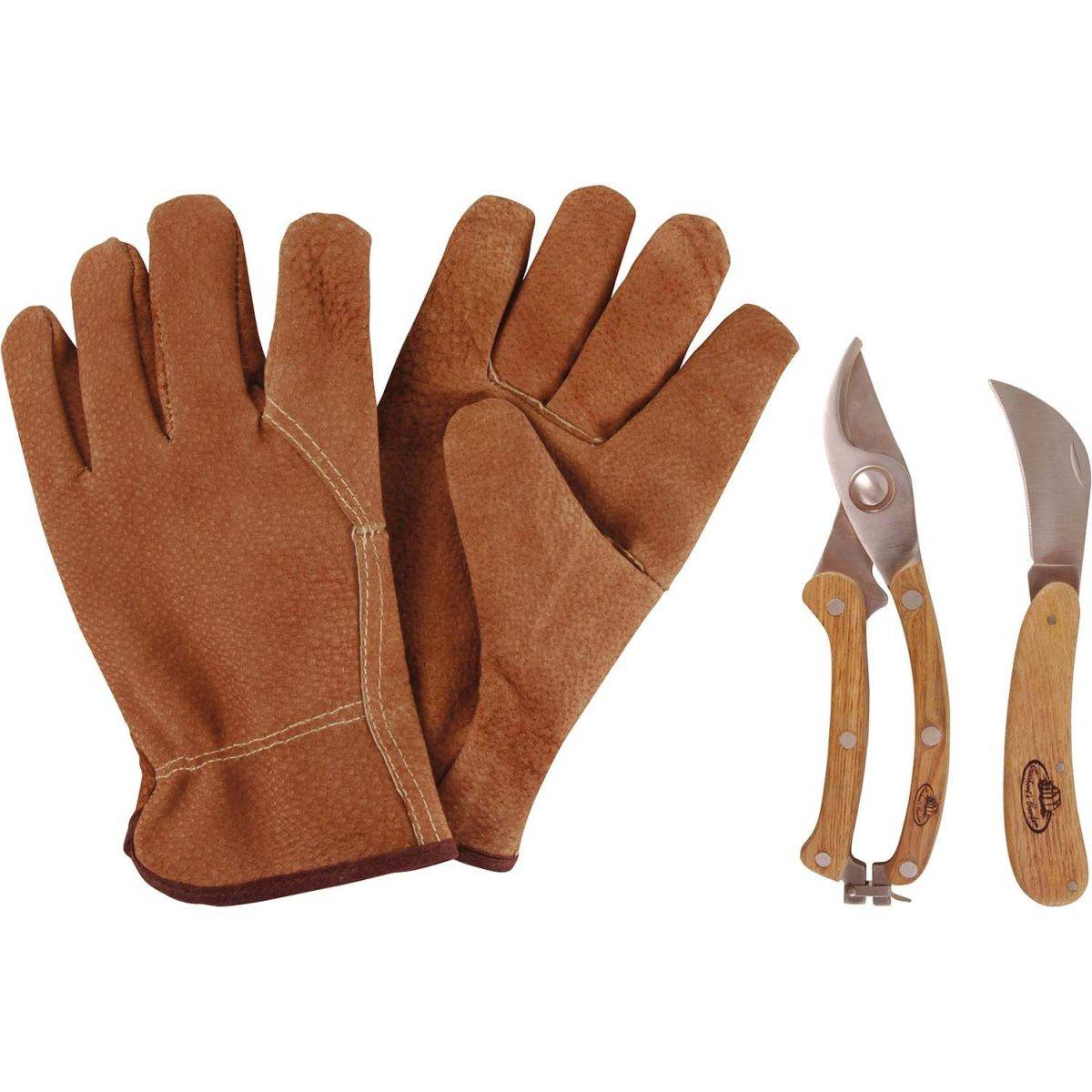 Esschert Design - Set d'outils pour tailler avec gant en cuir - Image 1