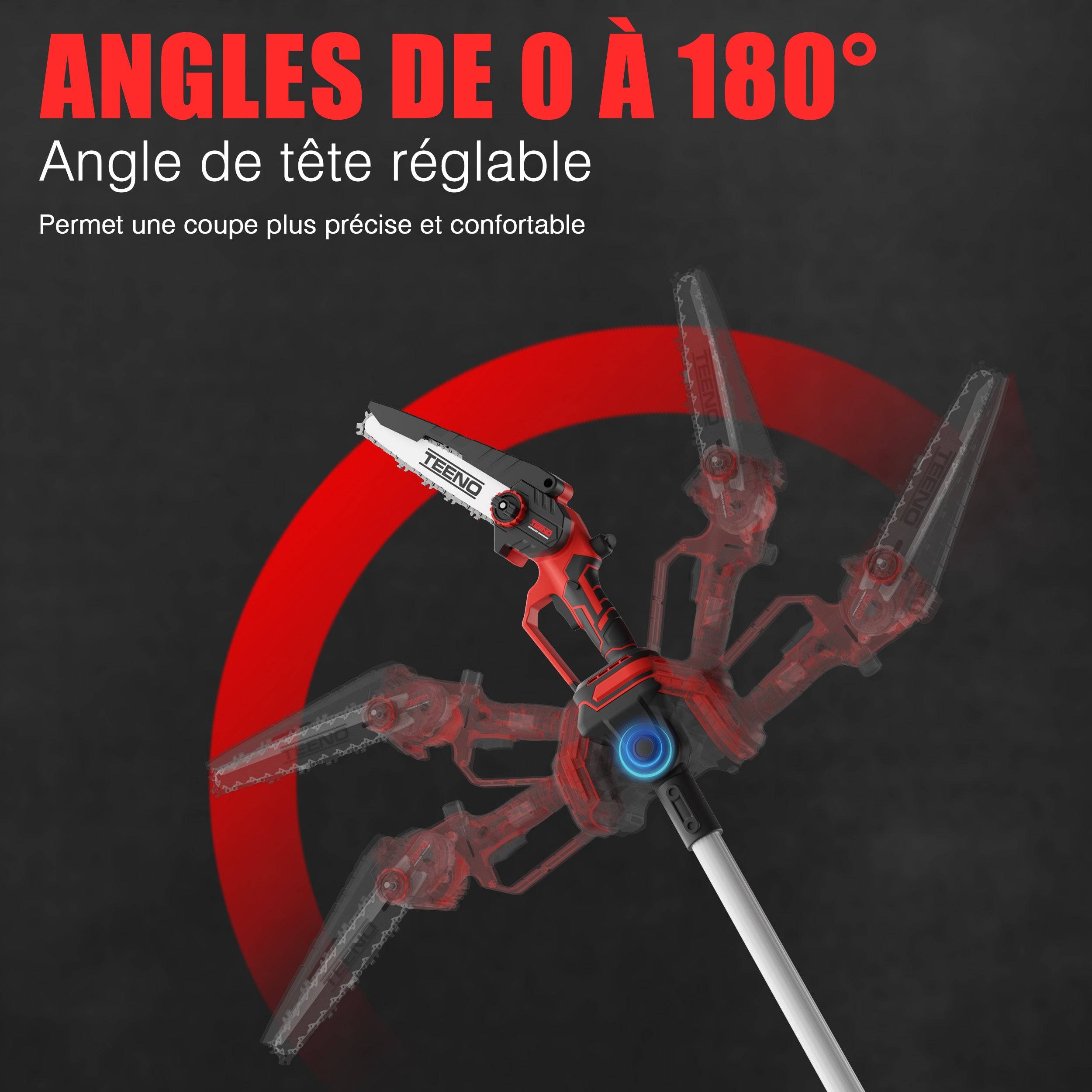Teeno - Tronçonneuse électrique, sécateur électrique 2 en 1, tronçonneuse sans balais - Image 4