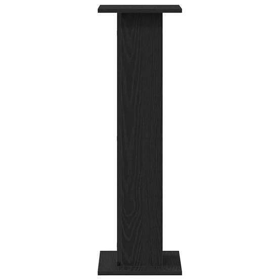 Lot de 2 Supports de Plante Colonne Bois Ingénierie Finition Mate pour Salon Intérieur Chêne Noir 95 cm – ComfortXL Outdoor Living - Image 6