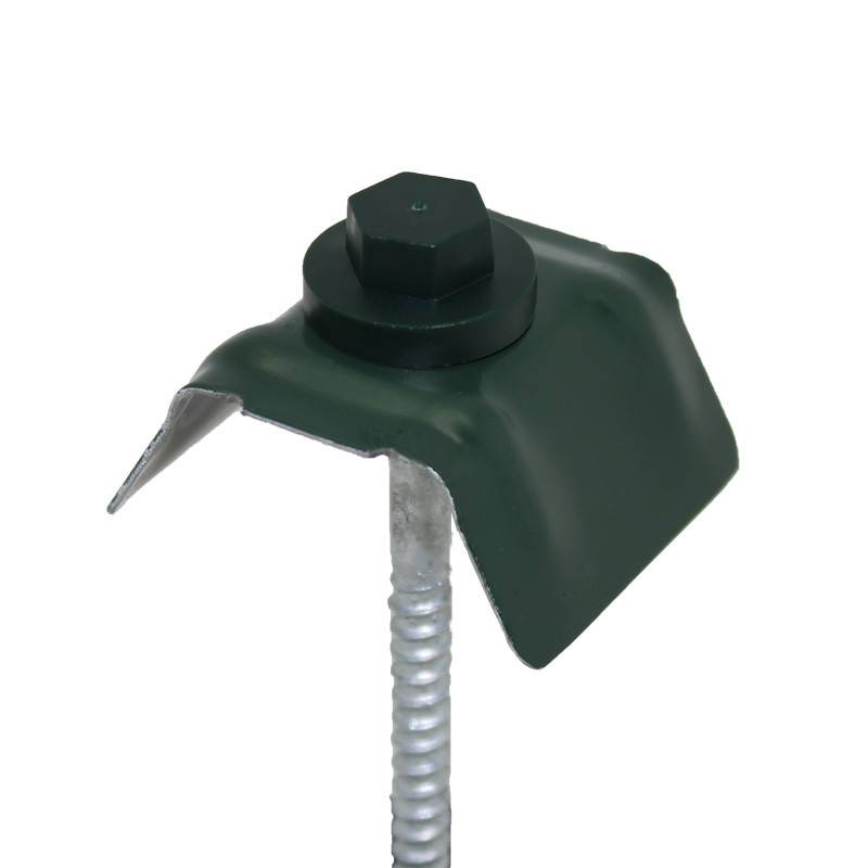 Kit de 50 fixations pour bac acier 1045 (vis L 100 x diam 6 mm) - Coloris - Vert 6009