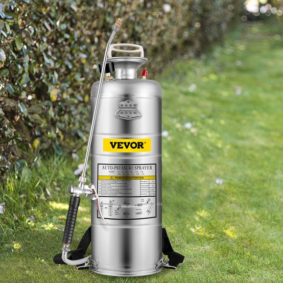 VEVOR Pulvérisateur jardin inox 12L. Brumisateur pour plantes et nettoyage. Usage domestique et industriel. - Image 8