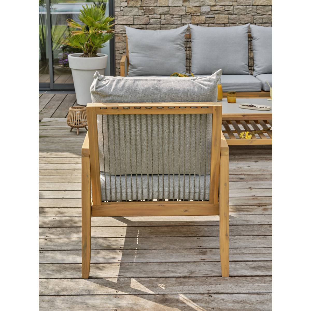Salon bas de jardin FUNA - ACACIA - REMARQUABLE - Image 8