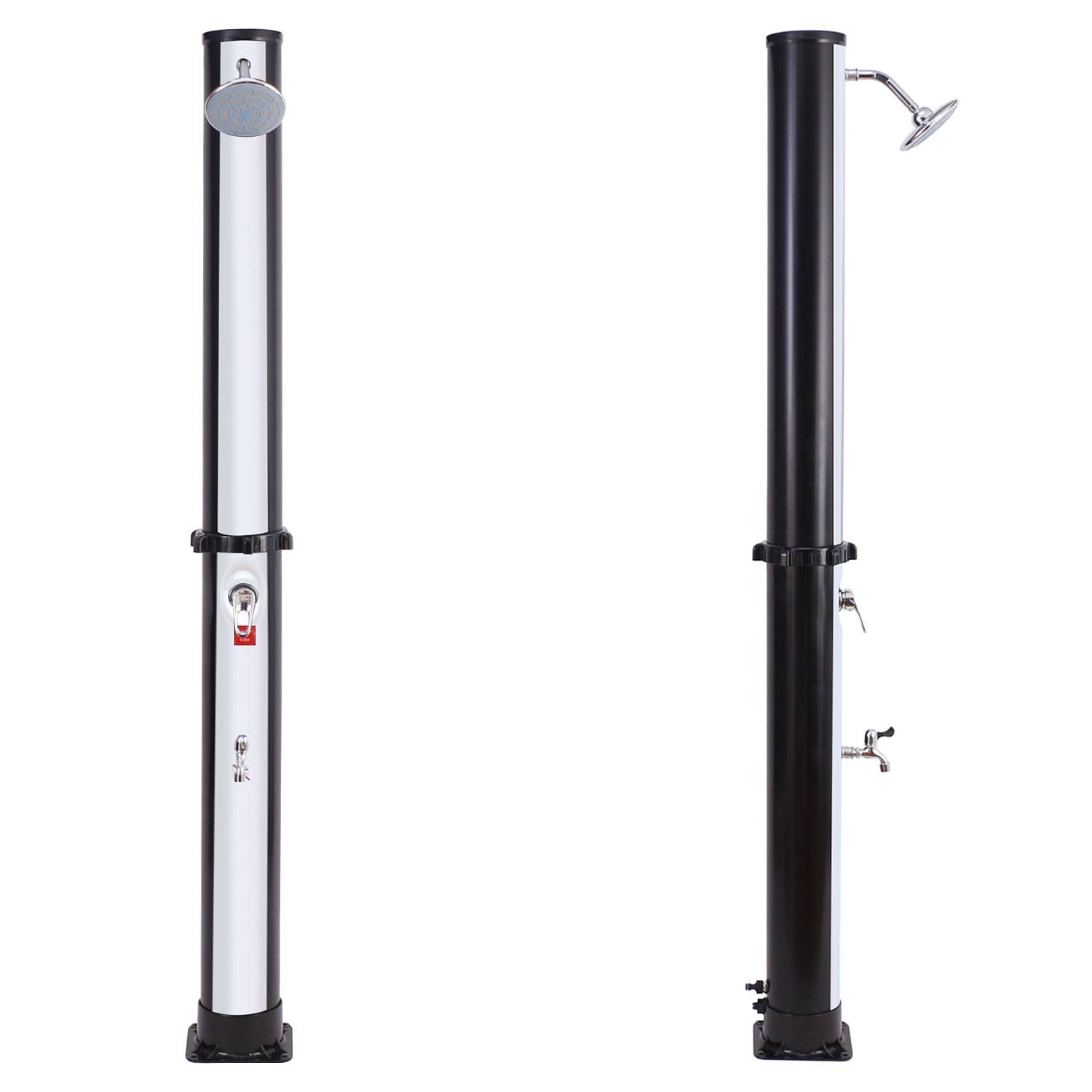 Douche solaire FIDGI noire et argent 35L - HAPPY GARDEN - Imagen 5
