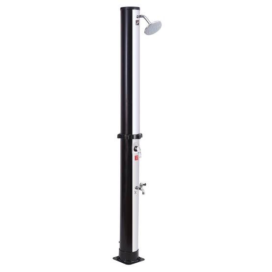 Douche solaire FIDGI noire et argent 35L - HAPPY GARDEN - Imagen 1