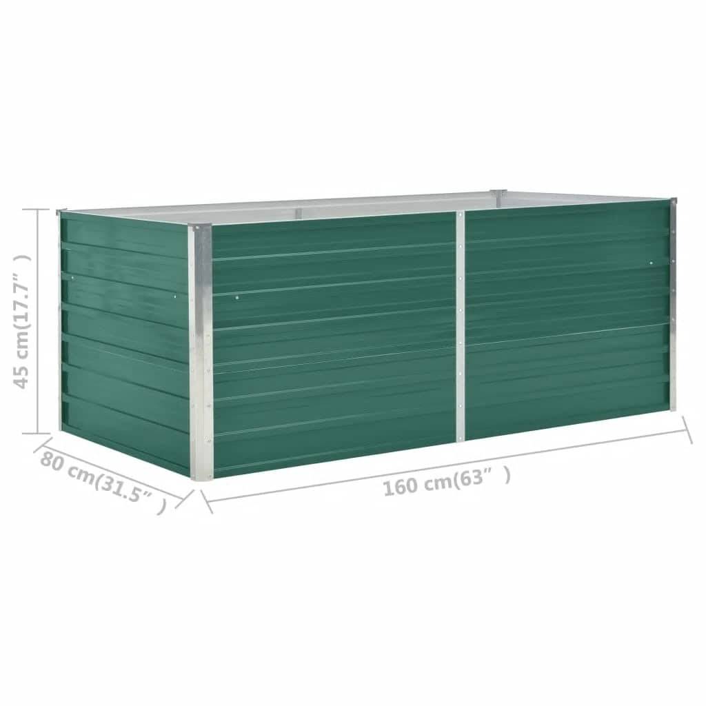 Prolenta Premium - Jardinière acier vert 160 x 80 x 45 cm - Prolenta premium p335.2 - Image 7