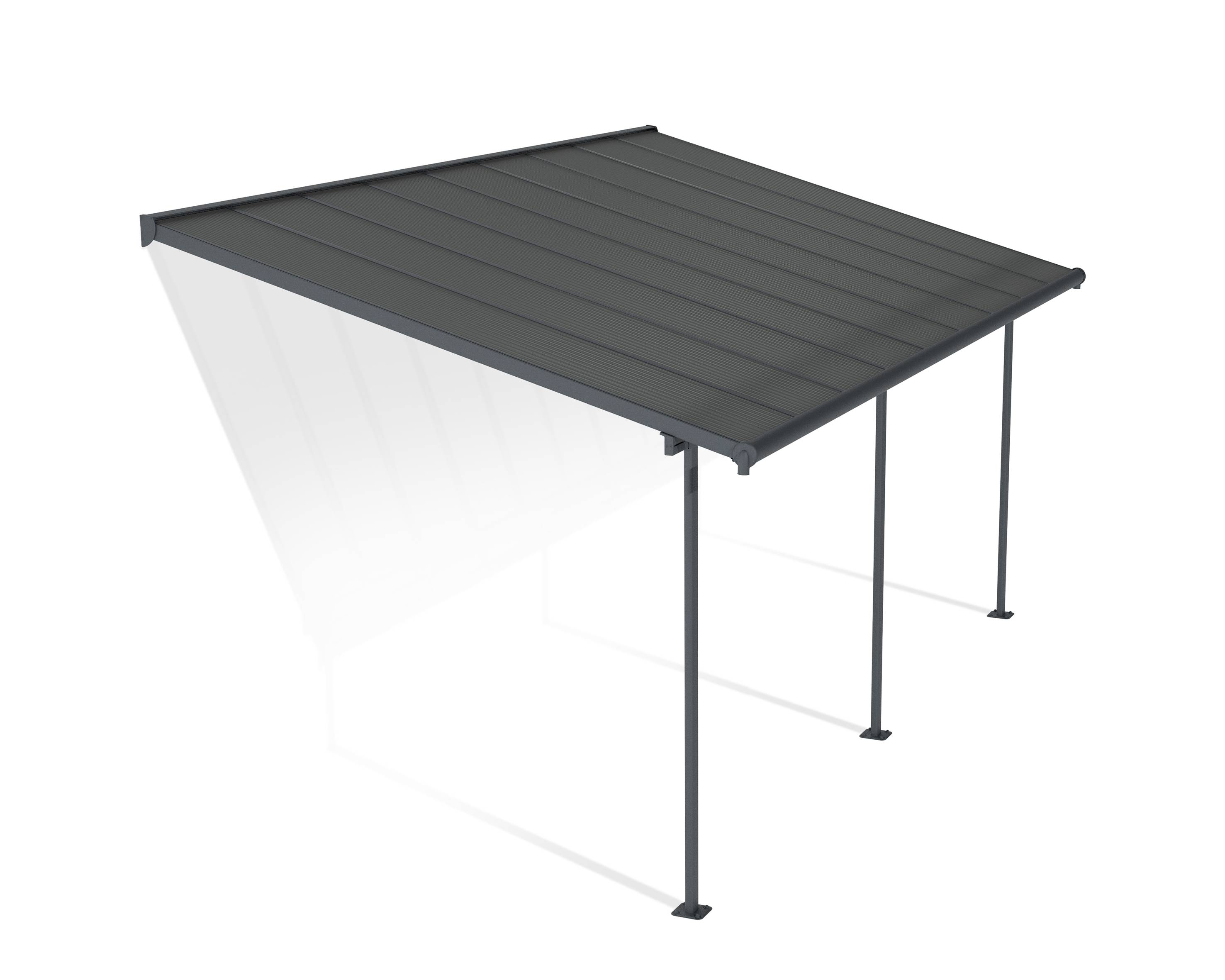 Canopia - Canopia Pergola Capri 3X5,6 Grise, toiture gris - Imagen 1