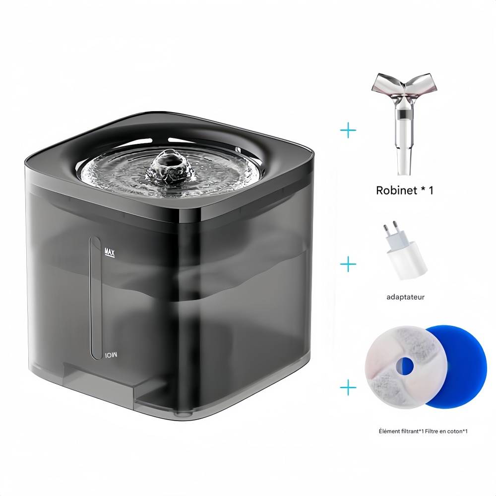 IntiMeg - Fontaine à eau 2 litres pour chats et petits chiens Bleu IntiMeg - Image 2