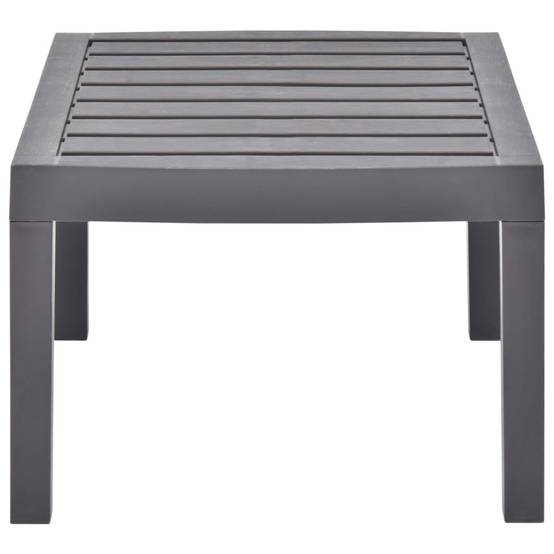 Table de jardin plastique moka 78 x 55 x 38 cm - PANGIVO - Image 3