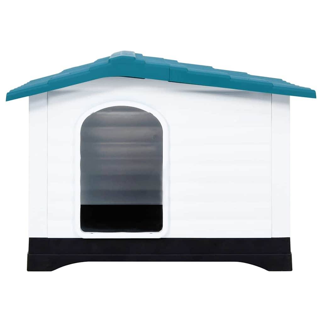 Vidaxl - Niche pour chien Bleu 90,5x68x66 cm Polypropylène vidaXL 152229 - Imagen 9