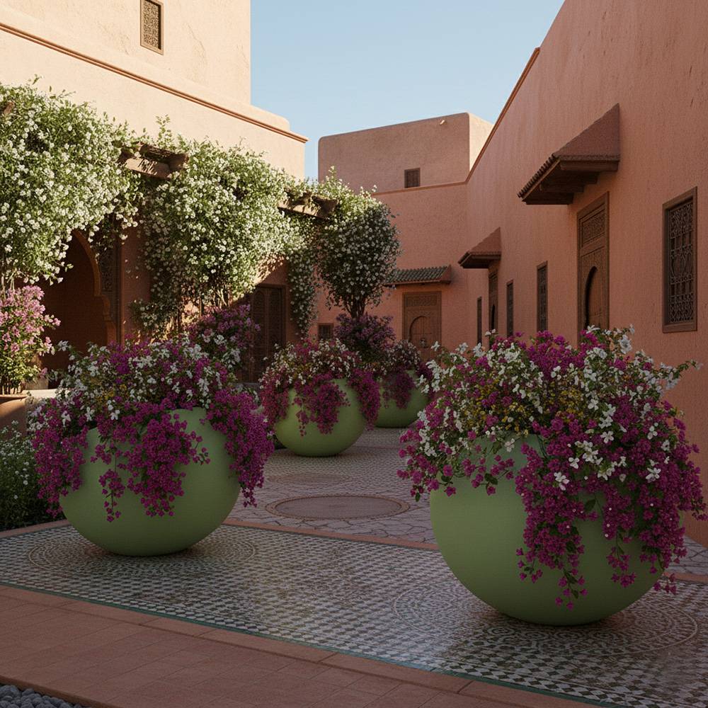 Pot de fleurs dolce vita 300l - plast'up rotomoulage - Image 4
