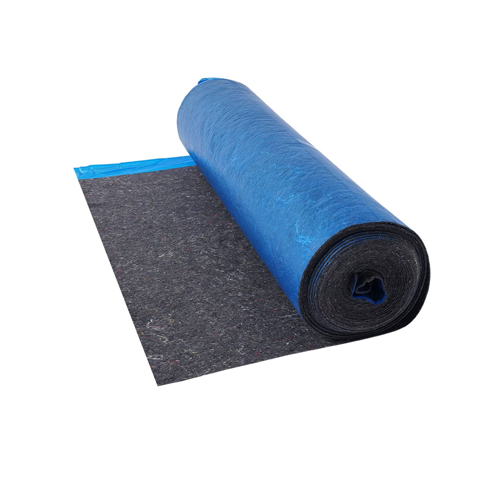 Vevor - VEVOR Sous-couche parquet 18,6 m² - Épaisseur 3 mm, fibre avec film PE imperméable, isolation acoustique, compatible vinyle, stratifié, bois.