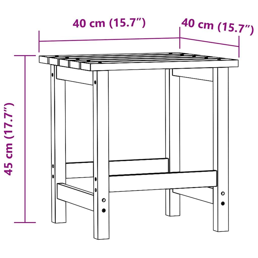 Chaise de Jardin Adirondack Bois Massif et sa Table d'appoint Brun – ComfortXL Outdoor Living - Image 3