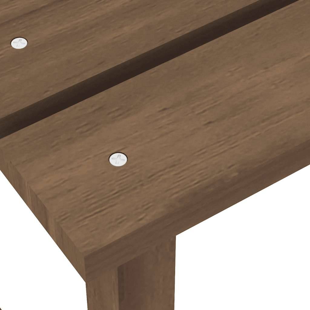 Chaise de Jardin Adirondack Bois Massif et sa Table d'appoint Brun – ComfortXL Outdoor Living - Image 10