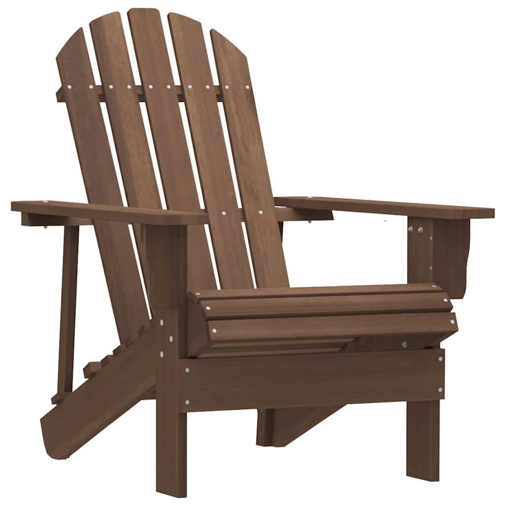 Chaise de Jardin Adirondack Bois Massif et sa Table d'appoint Brun – ComfortXL Outdoor Living - Image 7