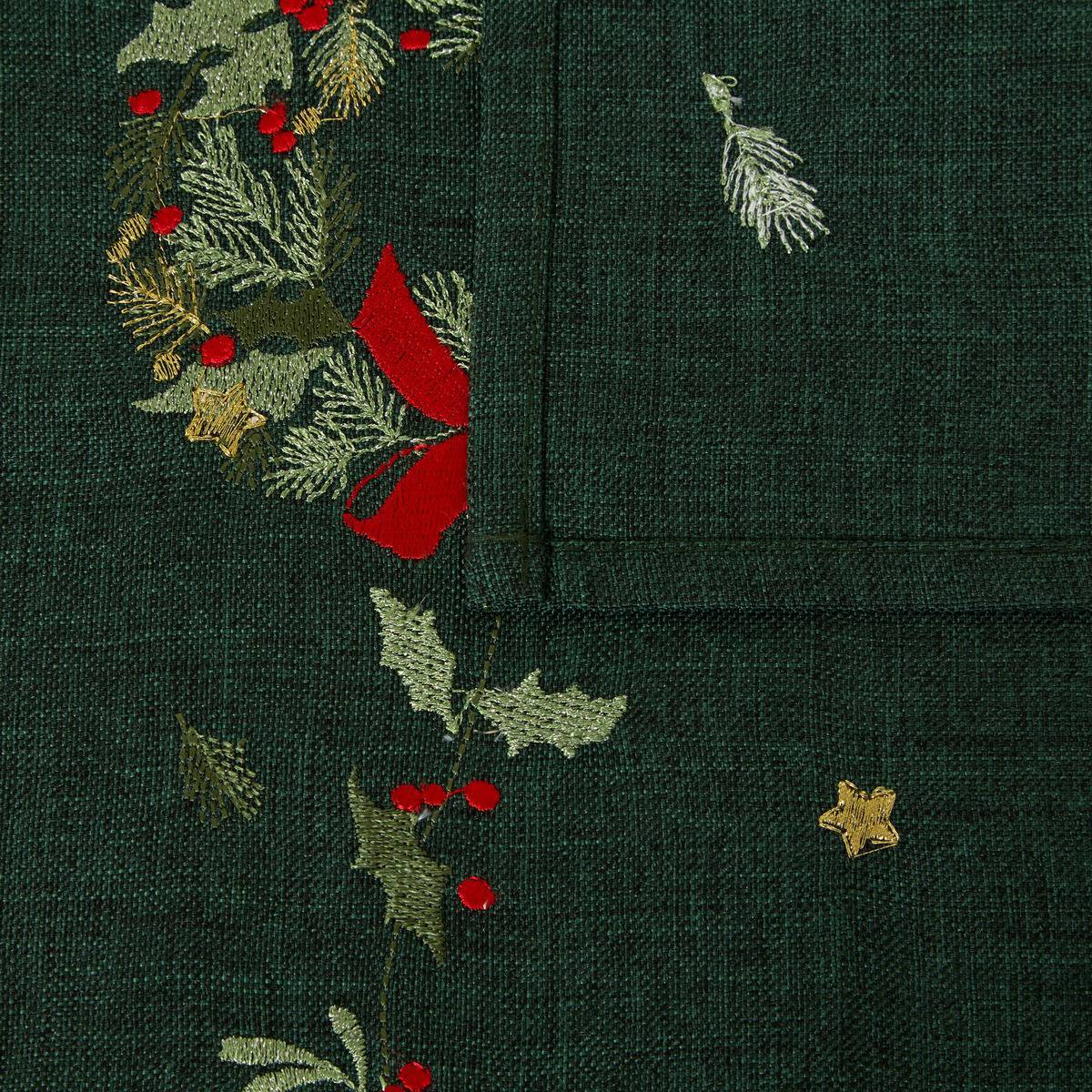 Atmosphera - Chemin de table Elma vert 40 x 172 cm - Atmosphera Créateur d'intérieur - Image 4