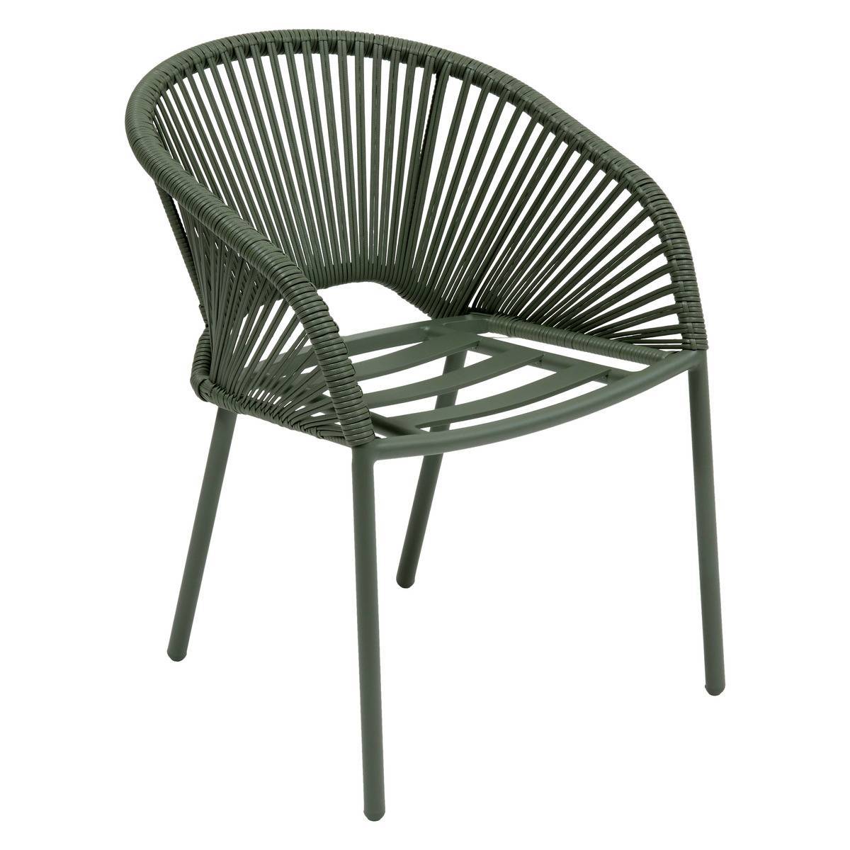 Hesperide - Fauteuil de jardin Oryon empilable vert laurier - Hespéride - Image 5
