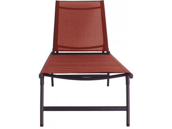 Lot De 2 Bains De Soleil En Métal "sublima" - 180 X 54 X 104 Cm - Terracotta -habitat Et Jardin - Image 4