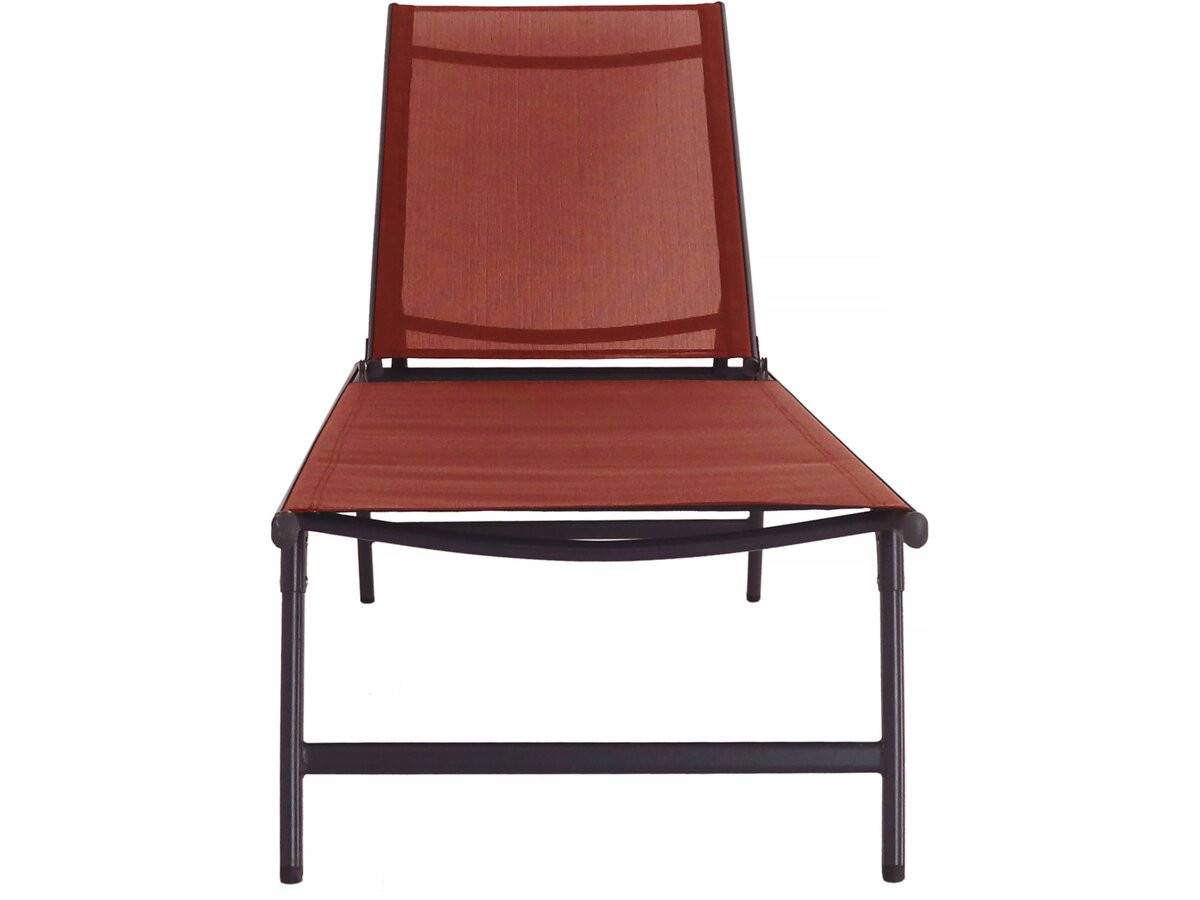 Lot De 2 Bains De Soleil En Métal "sublima" - 180 X 54 X 104 Cm - Terracotta -habitat Et Jardin - Image 4