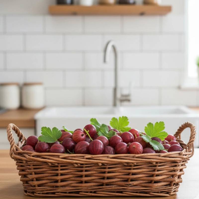 Groseillier à maquereaux Worcesterberry - Bon rendement - Pot de 3L - 30/60 cm - De 1,00 m à 1,50 m - Imagen 3