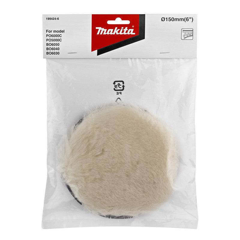 Makita - Disque peau de mouton auto-agrippante pour ponceuses et polisseuses MAKITA 199424-6 Ø 150 mm Makita - Imagen 2