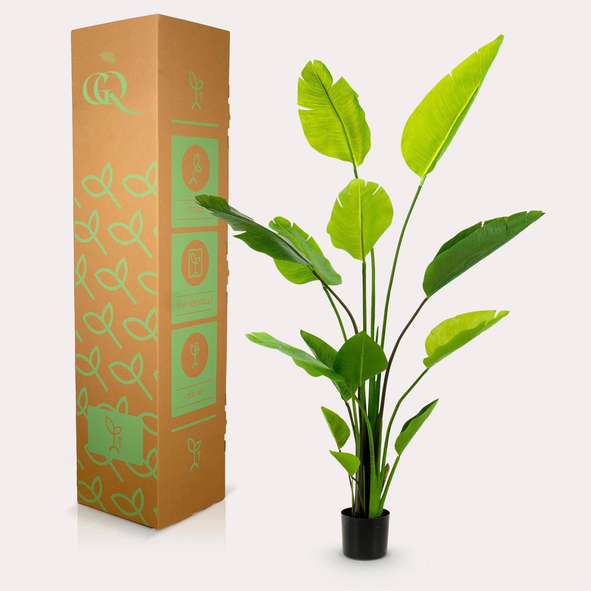 La Green Touch - Strelitzia Nicolai plante artificielle - h150cm, Ø12cm- La Green Touch - Imagen 4