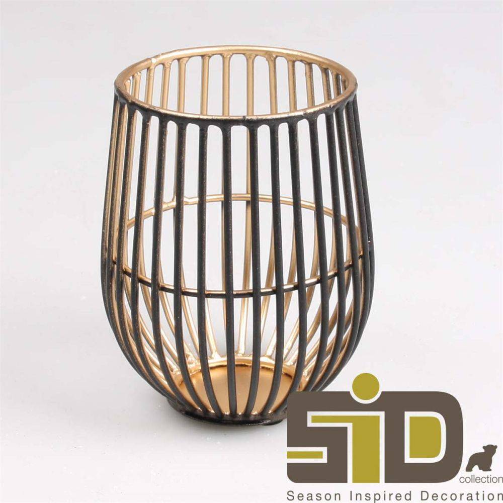 Sid - Photophore en fil de fer Andréa 10 x 13 cm - Imagen 2