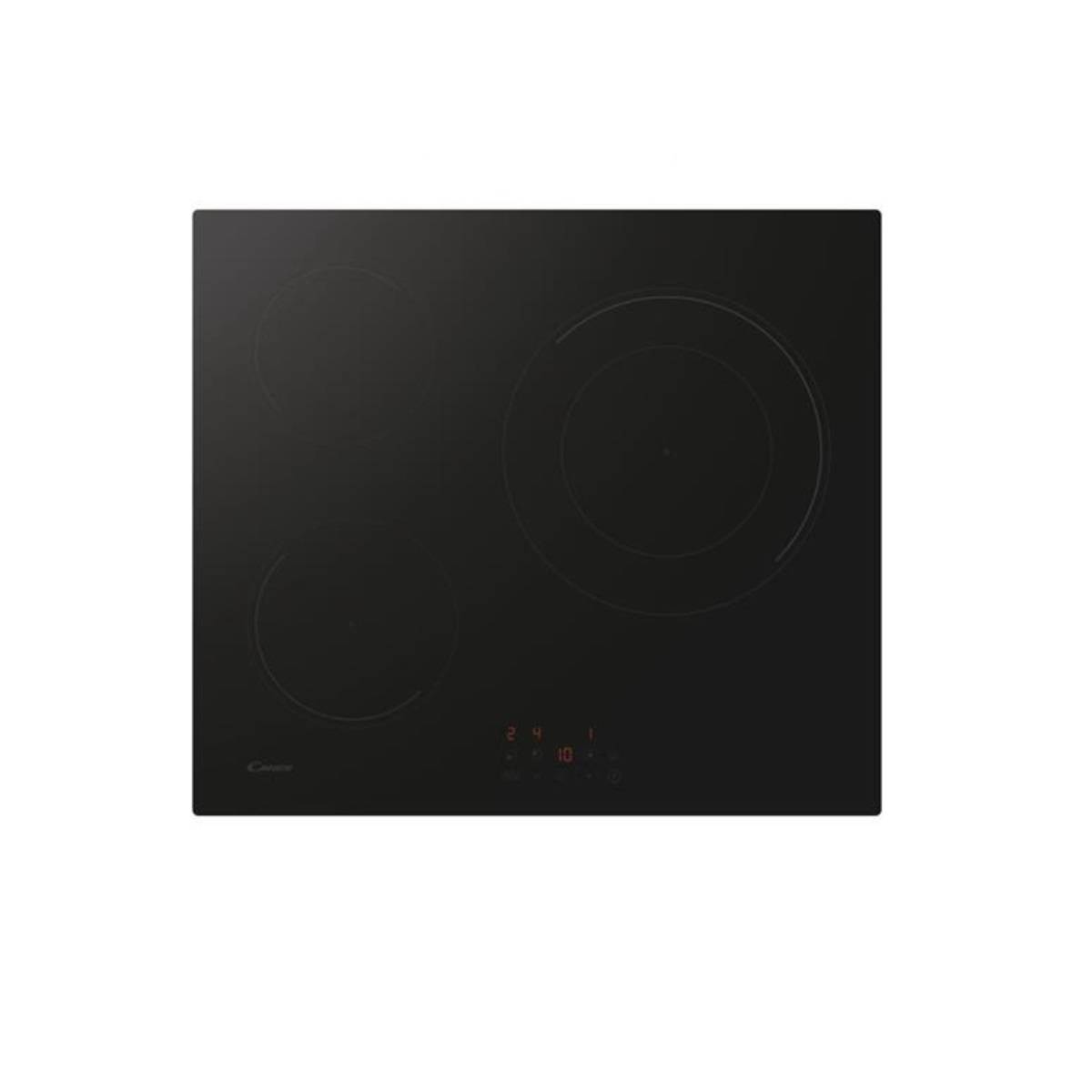 Table de cuisson induction 60cm 3 feux 7000w noir CI633CBB/1 Candy - Image 1