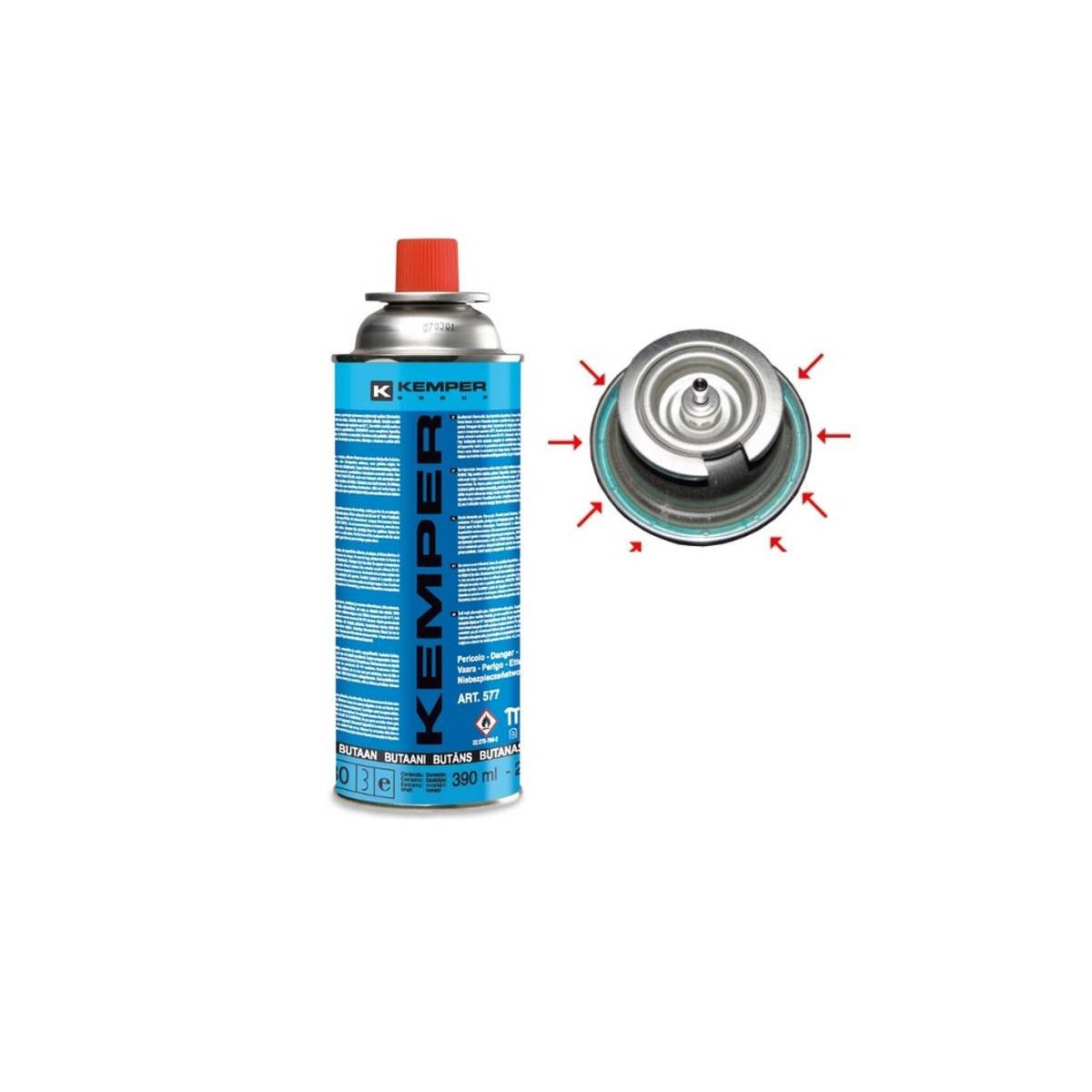 Desherbeur thermique piezo Chalumeau gaz + 8 Recharges gaz KEMPER - Image 3