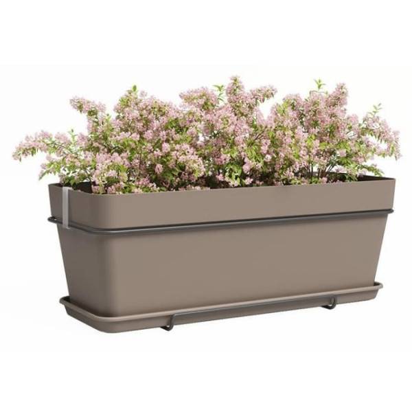 Artevasi - Artevasi - Kit Jardiniere Capri 50cm V2 Taupe 50,2 X 28,5 X H20,7 Cm - 1,54l - Imagen 2