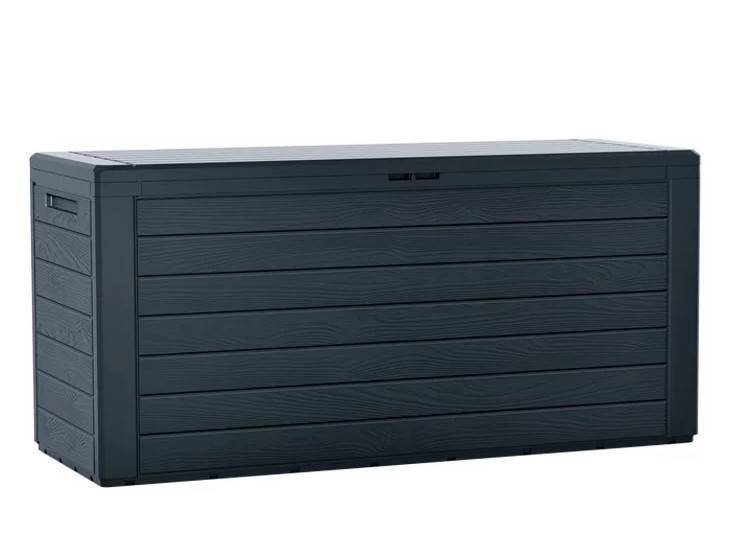 Lem Select - Coffre de jardin Woodebox Anthracite - 280L - 116cm - Imagen 1