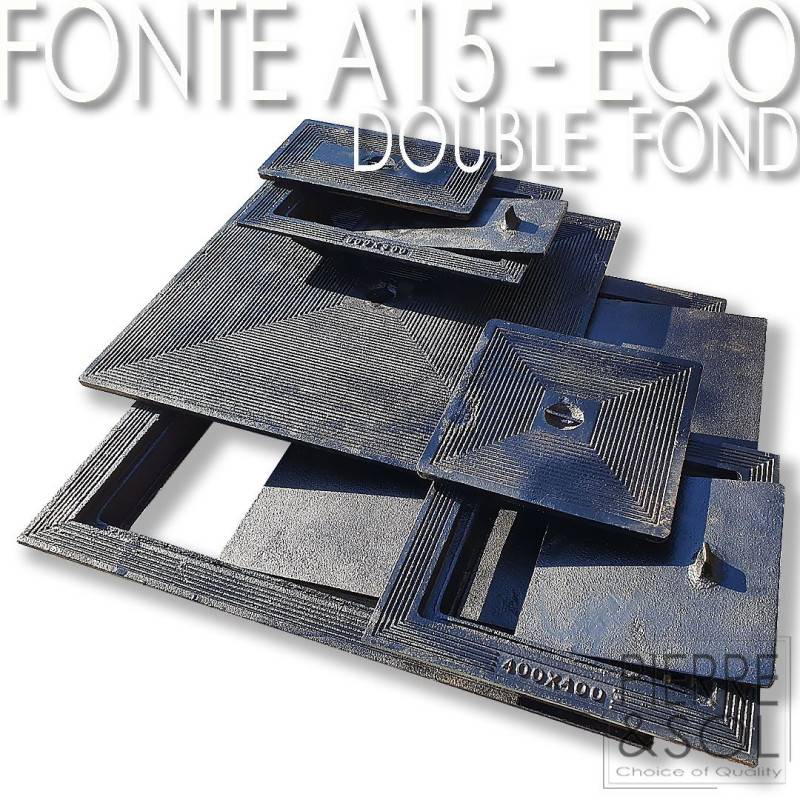 Couvercle en fonte à double fond pour regard d'inspection - A15 - LINE ECO -   60 x 45 cm - Image 3
