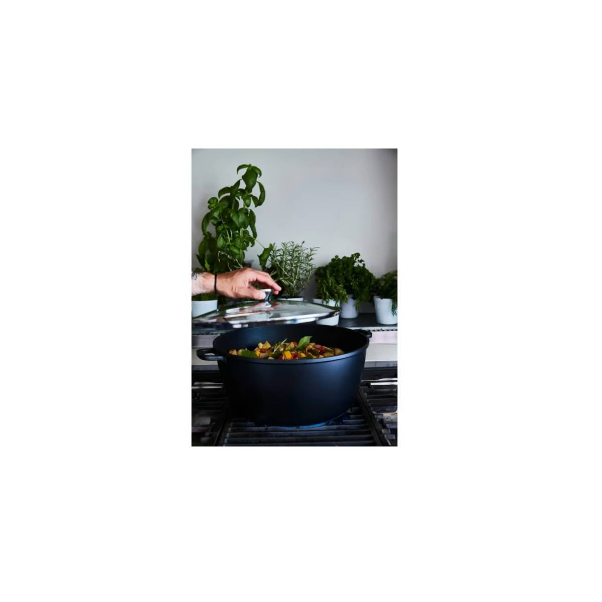 Baumalu - Cocotte en fonte 32cm noir 384920 Baumalu - Imagen 3